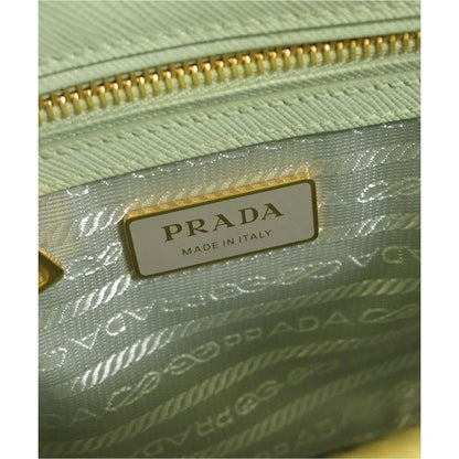 Prada Handbag Leather Green — view 5