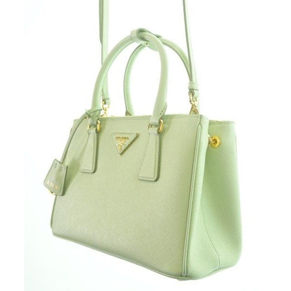 Prada Handbag Leather Green — view 6