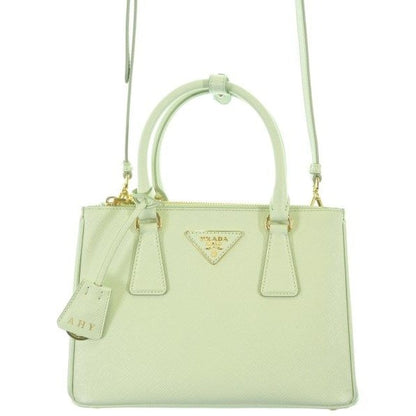 Prada Handbag Leather Green