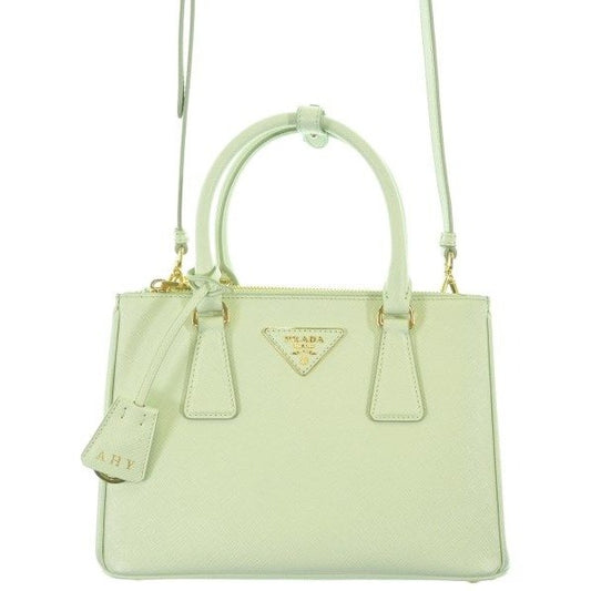 Prada Handbag Leather Green