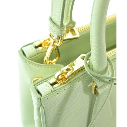 Prada Handbag Leather Green — view 8