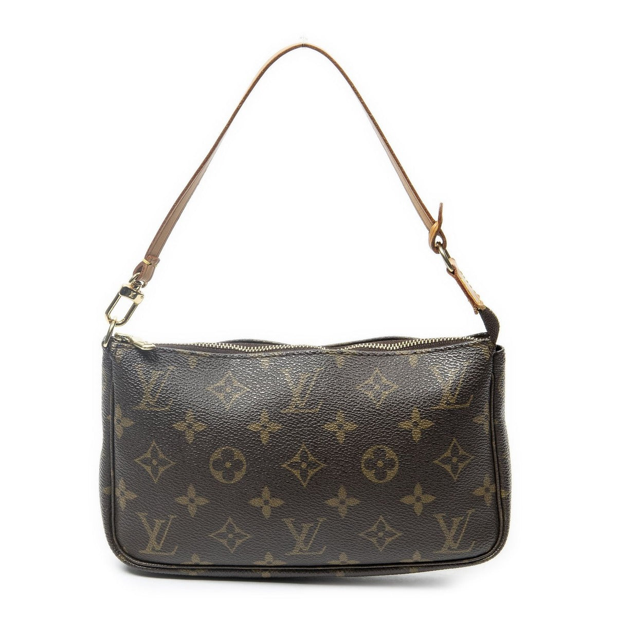 Louis Vuitton Pochette Brown Monogram Canvas