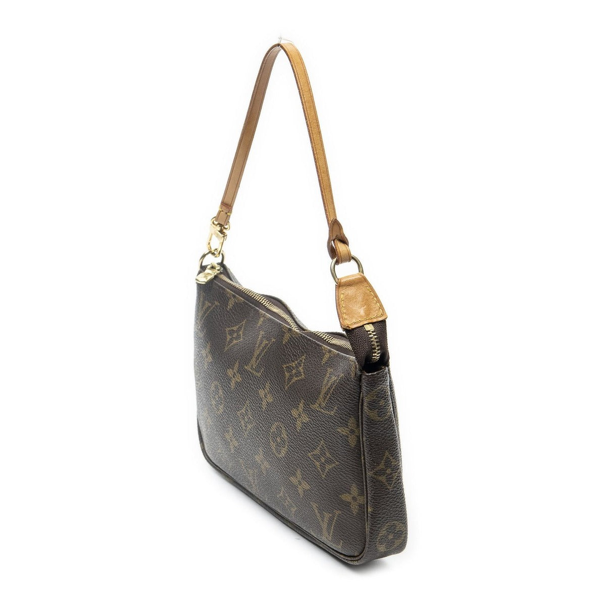 Louis Vuitton Pochette Brown Monogram Canvas — view 2