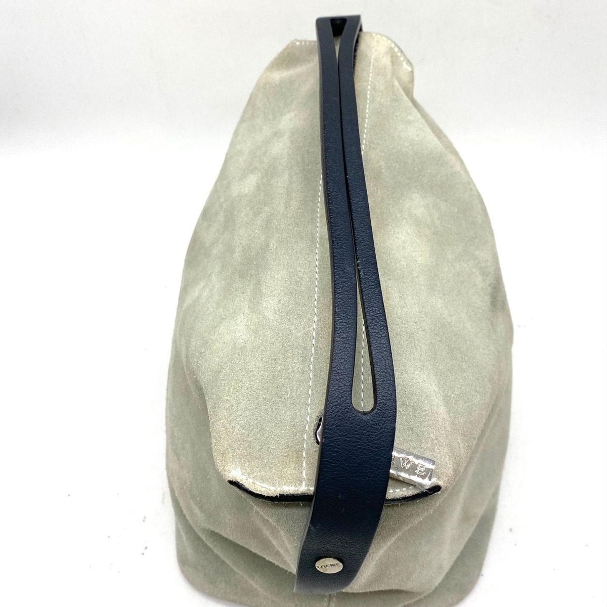 Loewe Handbag Suede Anagram Pouch Travel — view 3
