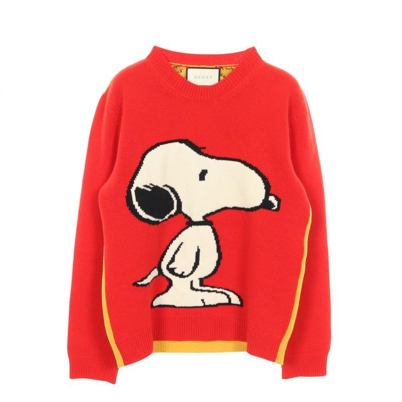 Gucci Knit Peanuts Snoopy Wool Sweater