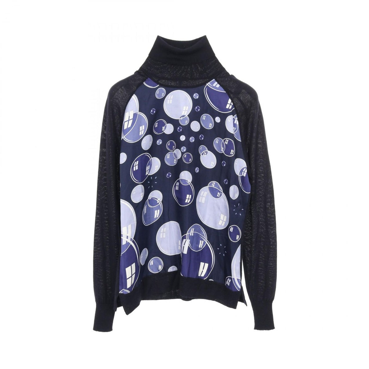 Hermes Knit Twill Lane Bal de Bulles Cashmere Silk