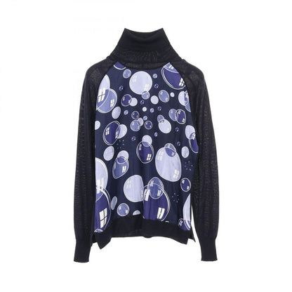 Hermes Knit Twill Lane Bal de Bulles Cashmere Silk