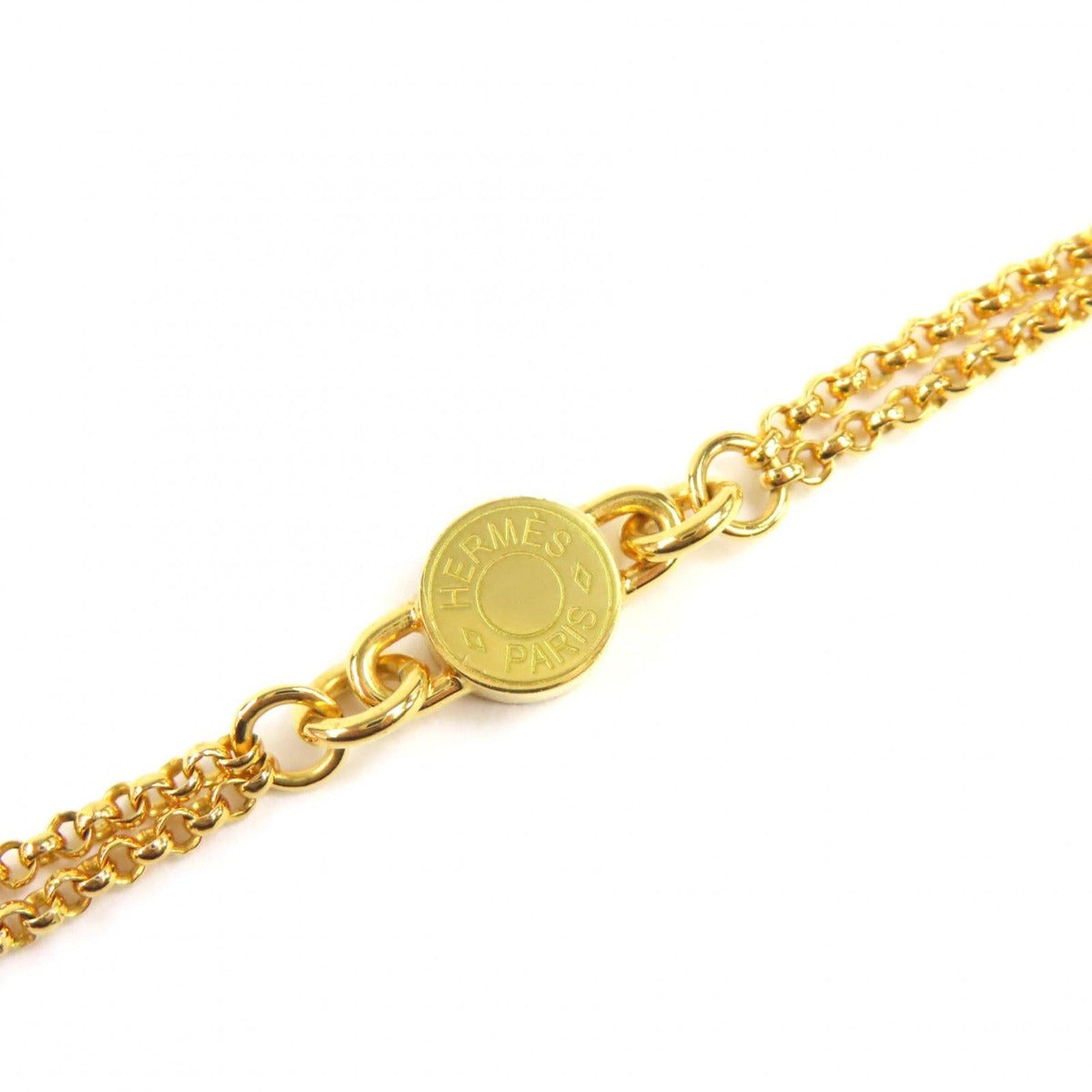 Hermes Charnier PM Voswift Serie Gold Hardware Necklace Brown Box — view 8