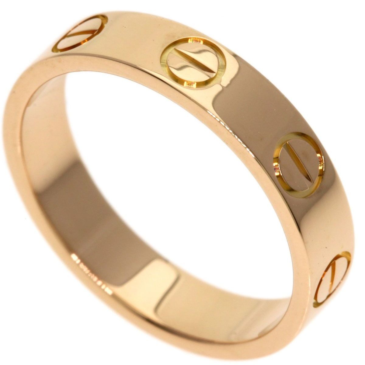 Cartier Mini Love Ring 46 18K Pink Gold