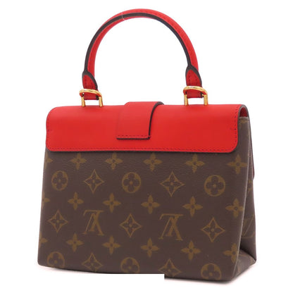 Louis Vuitton Locky BB Red Brown Monogram Canvas Leather 2-Way Shoulder Bag — view 2