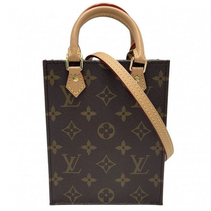 Louis Vuitton 2-Way Monogram Petite Sac Plat Mini Shoulder Bag