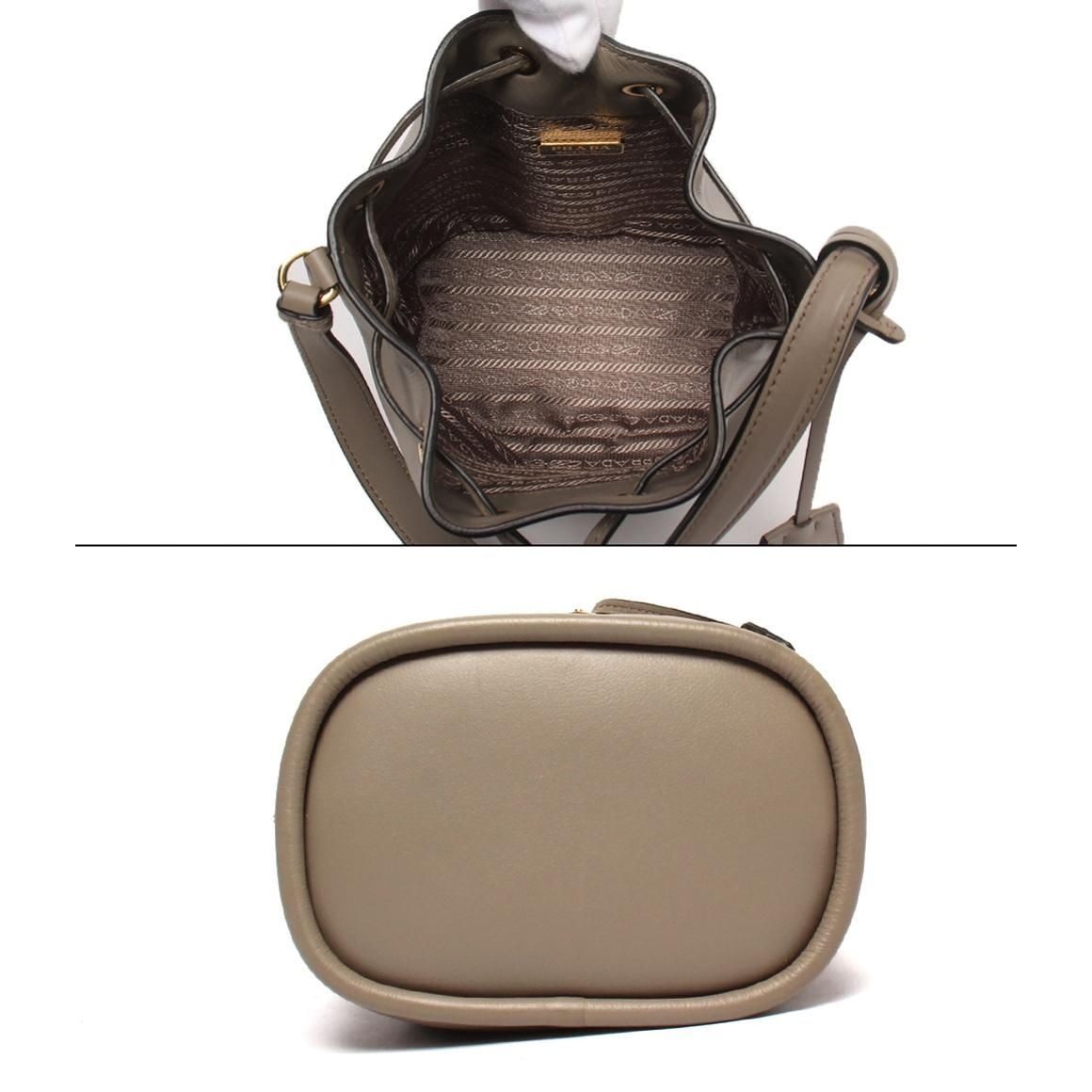 Prada 2-Way Shoulder Bag Crossbody Claygray Re Edition — view 3