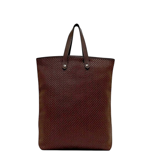 Hermes Tote Bag Amedaba Diago GM Brown Excellent Condition Preowned Leather