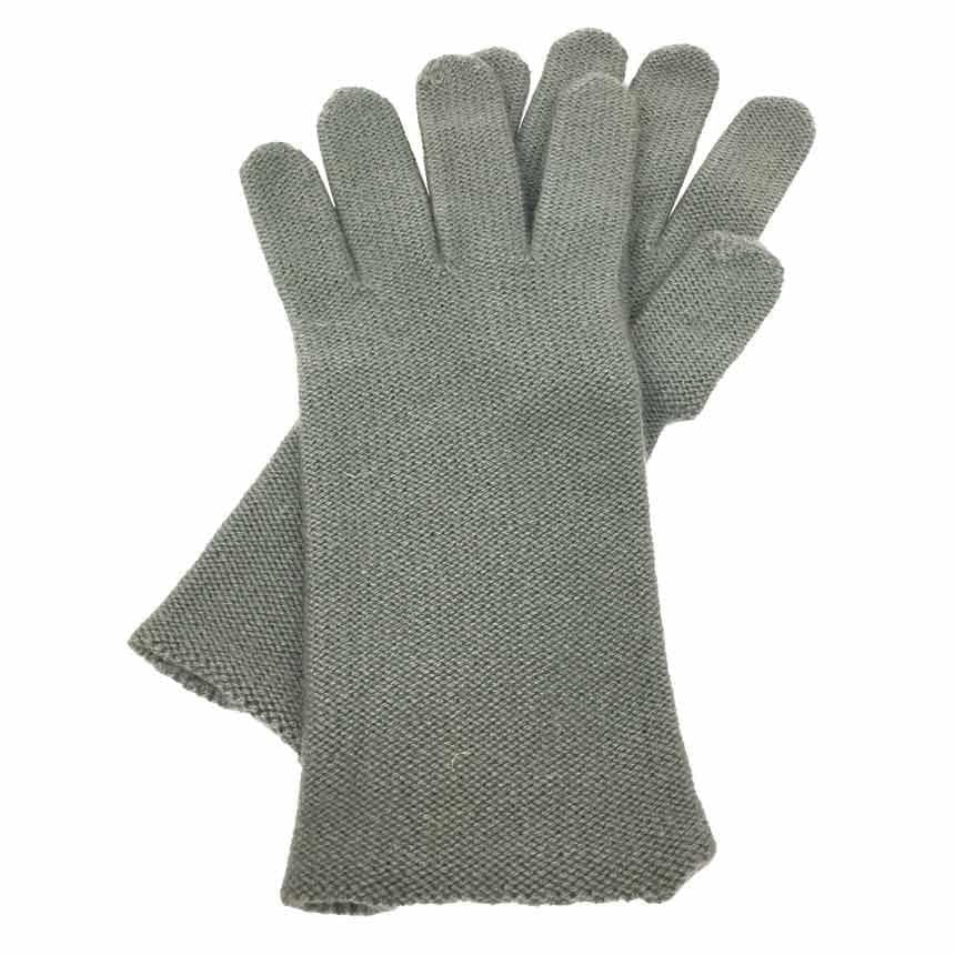 Hermes Cashmere Gloves Gray