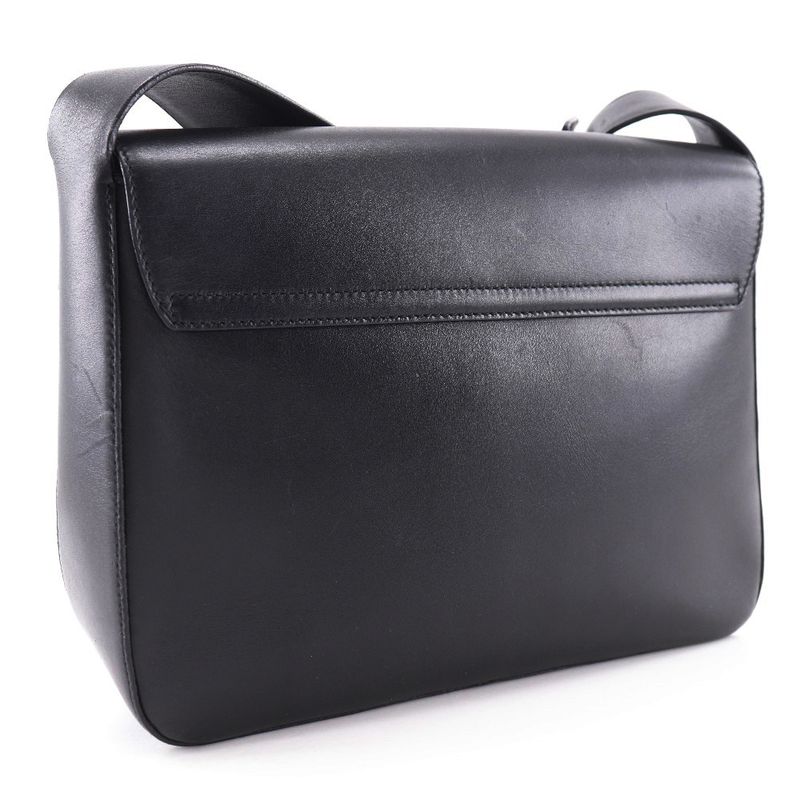 Prada Calf Black Unisex Shoulder Bag