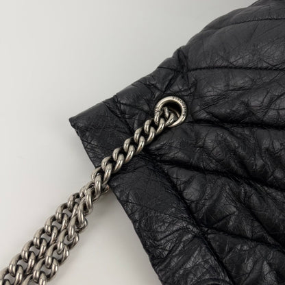 Balenciaga Shoulder Bag Black Leather Vintage — view 16