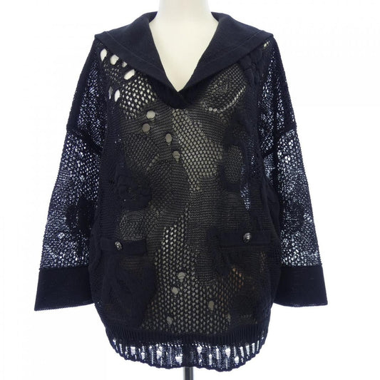 Chanel Knit Black 40 Top