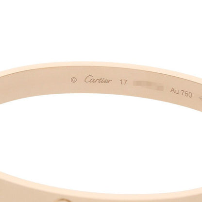 Cartier LOVE Bracelet Love Bracelet 18K Pink Gold Love Bracelet Men's 17