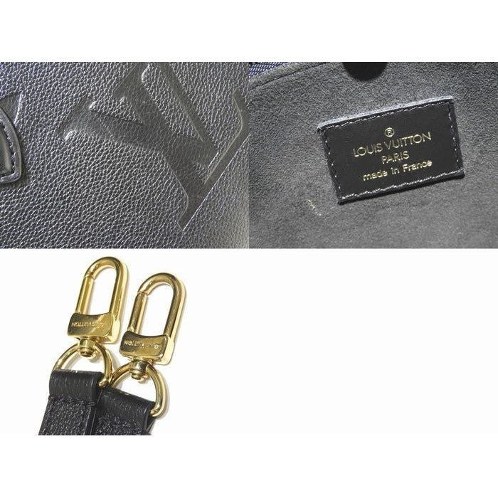 Louis Vuitton On The Go PM 2-Way Handbag Empreinte Noir Black Monogram Giant 8C — view 5
