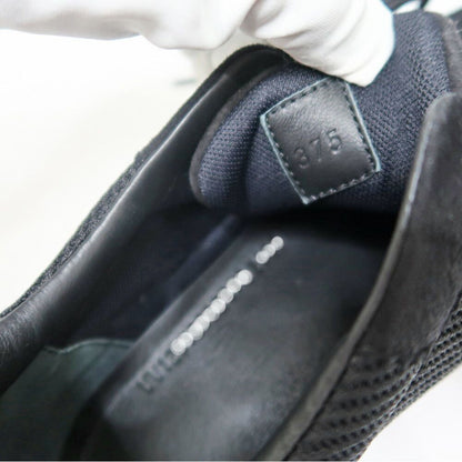 Hermes Bouncing Sneakers 37.5 Black Mesh Leather Shoes — view 9
