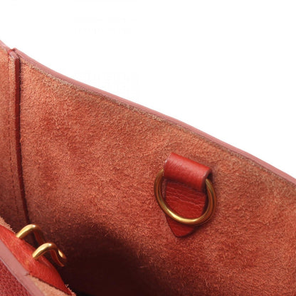 Celine Shoulder Bag Sangle Bucket Small Orange Leather — view 8