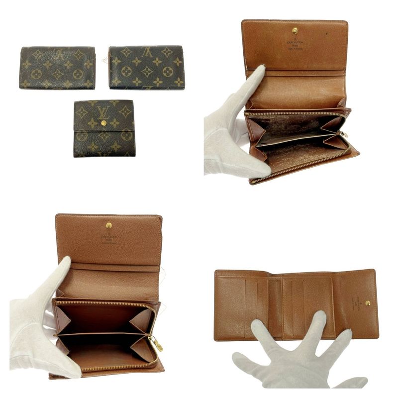 Louis Vuitton Monogram PVC Wallet 5-Piece Set Brown 403622 Long Wallet
