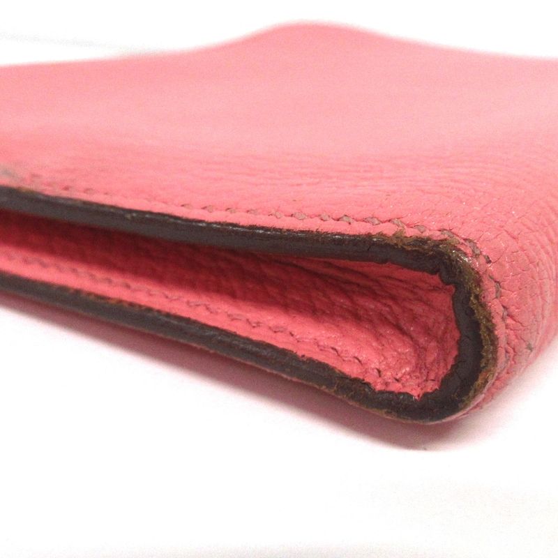 Hermes Wallet Remix Combine Pink Silver Hardware /L Zipper