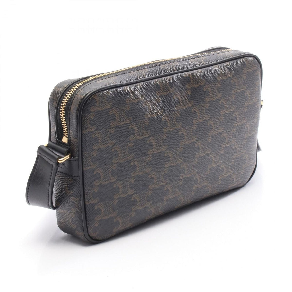 Celine Shoulder Bag Triomphe Black — view 2