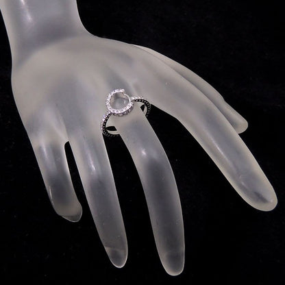 Gucci Diamond Halo White Gold Ring