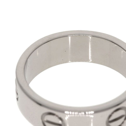 Cartier Love Ring #51 Ring - 18K White Gold Ladies
