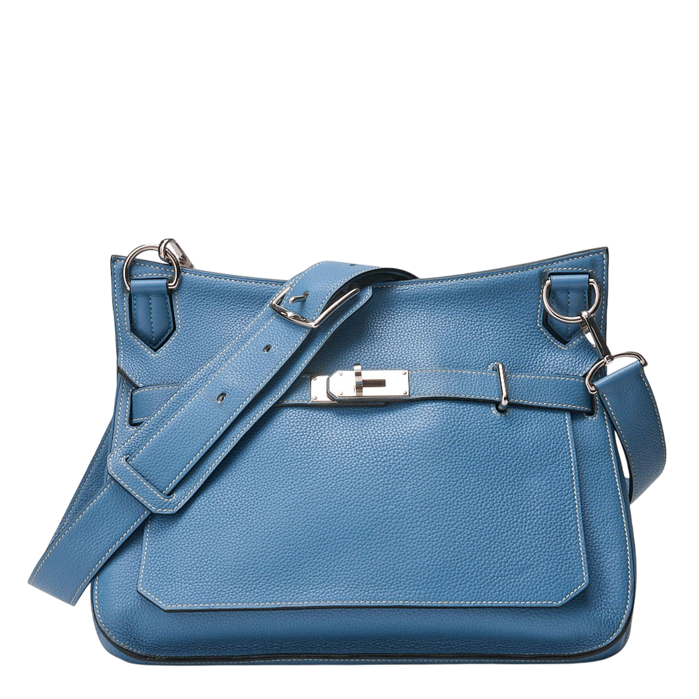 Hermes Gipsyère 34 Shoulder Bag Taurillon Clemence Blousine (silver Hardware)