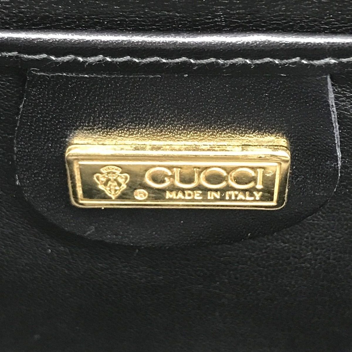 Gucci Crocodile Shoulder Bag Black — view 8