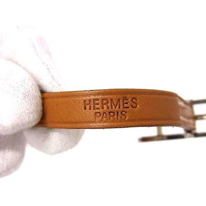 Hermes Silver Brown Bracelet — view 4