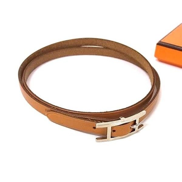 Hermes Silver Brown Bracelet