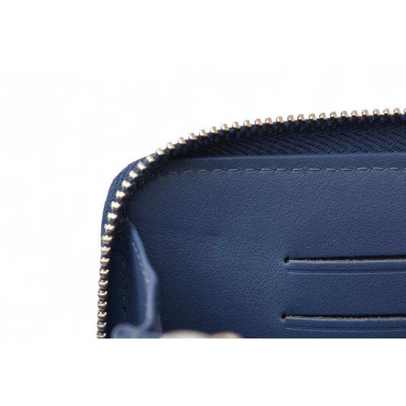 Chanel Wallet Fold Deauville Blue Tweed — view 11