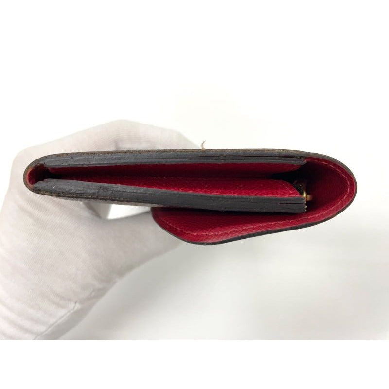 Louis Vuitton Damier Portefeuille Emilie Zipper Long Wallet Ebene Brown — view 6