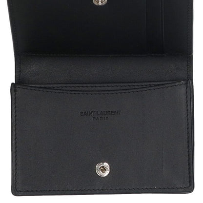 Saint Laurent Paris 469338 Fold Leather Coin Case Men's