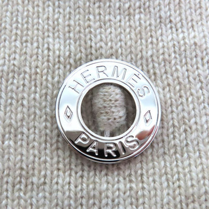 Hermes 24AW 4h2541d1 100% Cashmere Asymmetrical Long Sleeve Knit Dress With