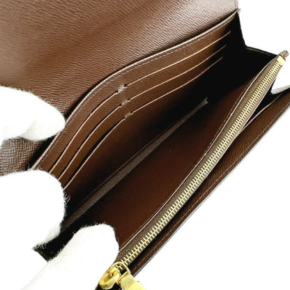 Louis Vuitton N63209 Damier Round Zipper Portefeuille-sarah Long Wallet Louis