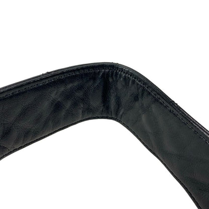 Chanel Shoulder Bag Jacket Black Silver Hardware / Coco Mark / Matelasse