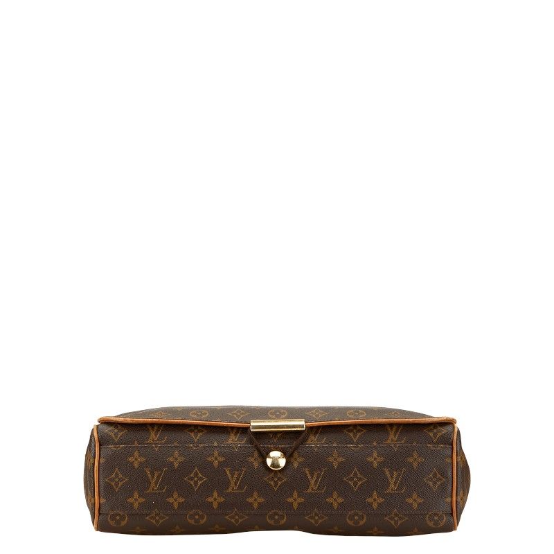 Louis Vuitton Monogram Abbess Crossbody Shoulder Bag M45257 Brown PVC Leather