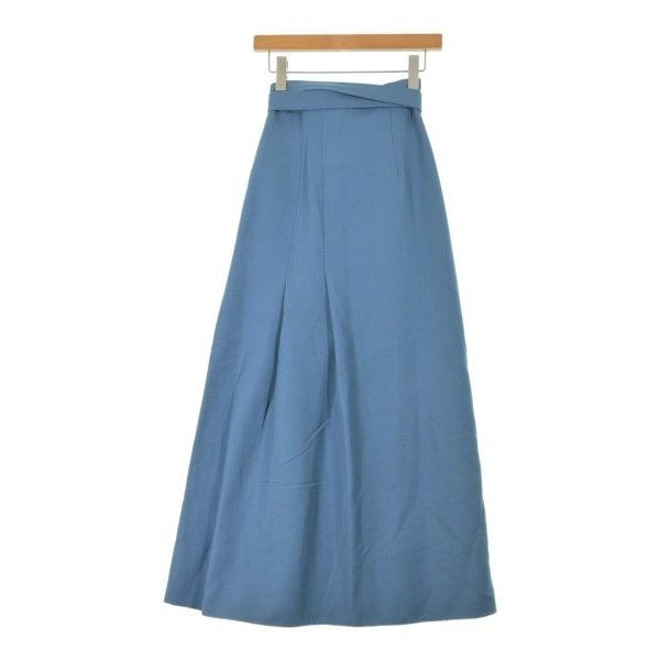 Celine Long Maxi Length Skirt Light Blue — view 2