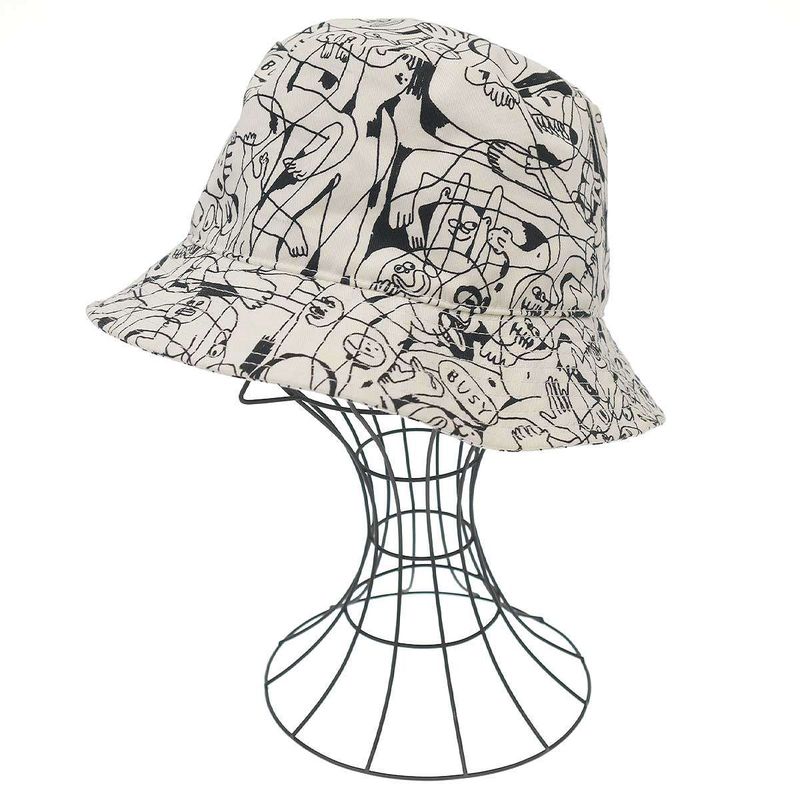 Celine 22ss Graphic Design Bucket Hat 2auv1697q White L