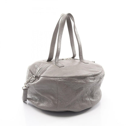Balenciaga Boston Bag Air Gray Leather Hobo — view 2