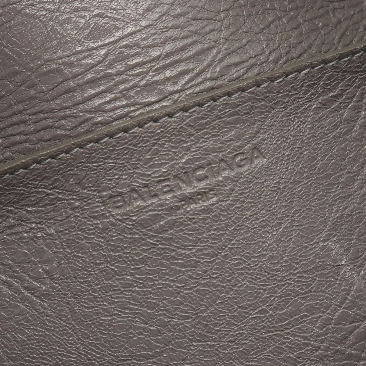 Balenciaga Boston Bag Air Gray Leather Hobo — view 4