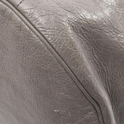 Balenciaga Boston Bag Air Gray Leather Hobo — view 5