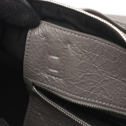 Balenciaga Boston Bag Air Gray Leather Hobo — view 9
