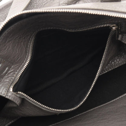Balenciaga Boston Bag Air Gray Leather Hobo — view 10