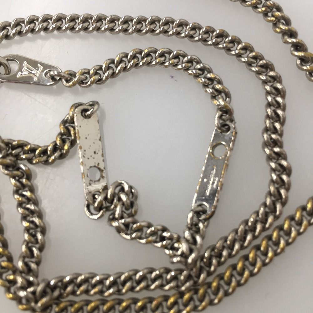 Louis Vuitton Necklace Plaque Monogram Eclipse Di1107