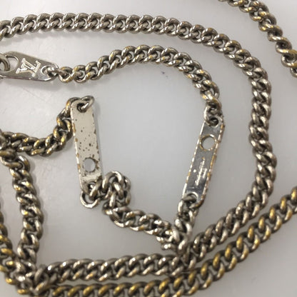 Louis Vuitton Necklace Plaque Monogram Eclipse Di1107